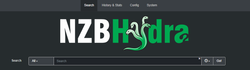 NZBHydra2 Search Page